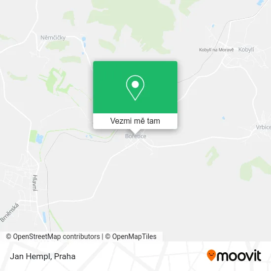 Jan Hempl mapa