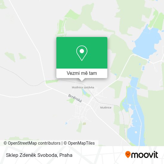Sklep Zdeněk Svoboda mapa