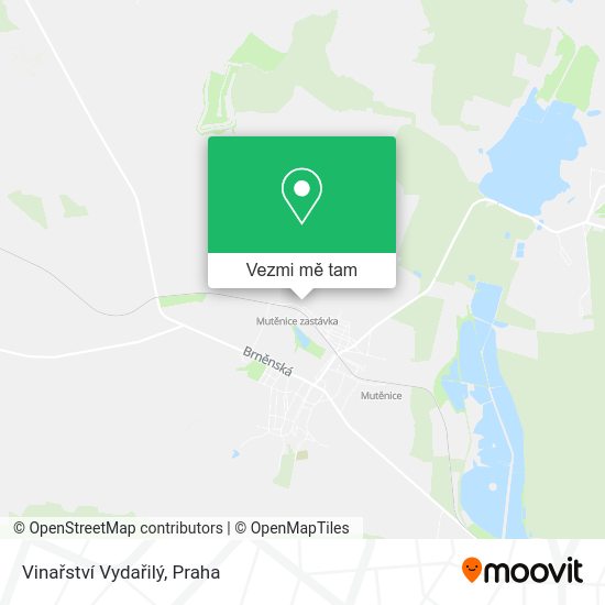 Vinařství Vydařilý mapa