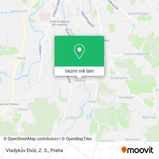 Vladykův Dvůr, Z. S. mapa