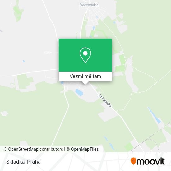 Skládka mapa