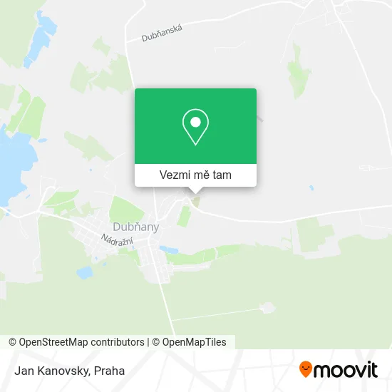 Jan Kanovsky mapa