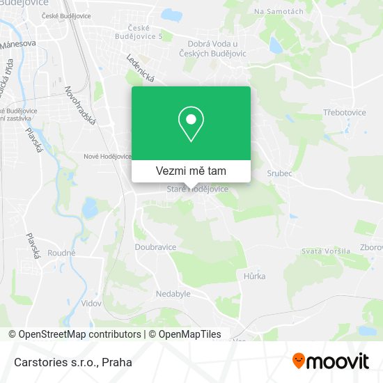 Carstories s.r.o. mapa