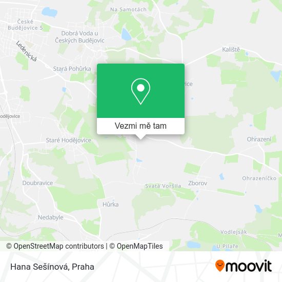 Hana Sešínová mapa