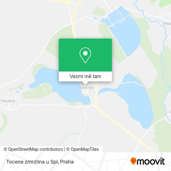 Tocena zmrzlina u Spl mapa