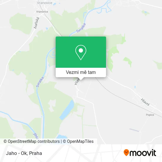 Jaho - Ok mapa