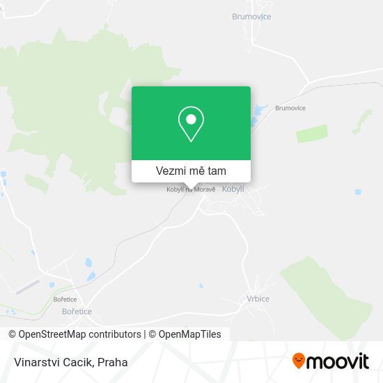 Vinarstvi Cacik mapa