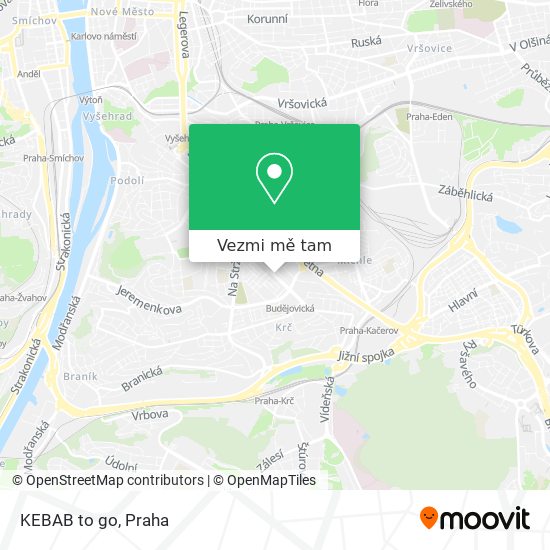 KEBAB to go mapa