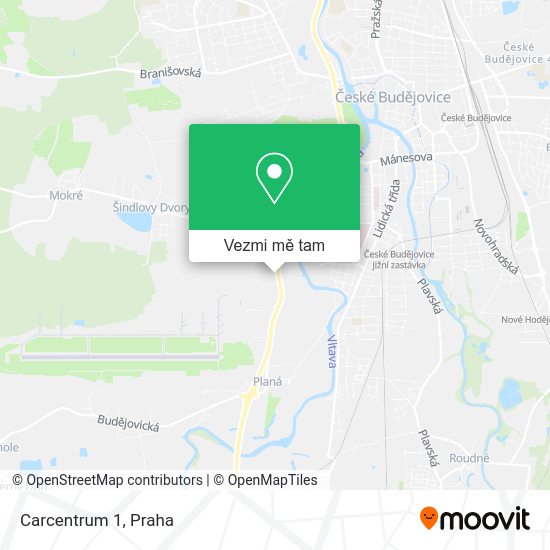 Carcentrum 1 mapa