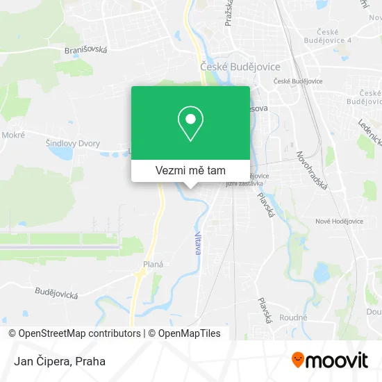 Jan Čipera mapa