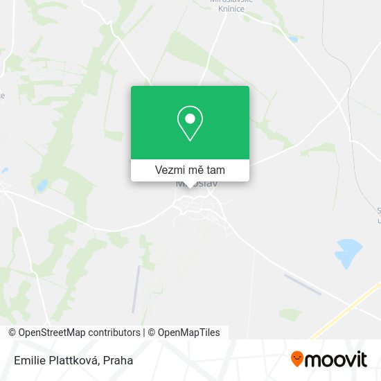 Emilie Plattková mapa