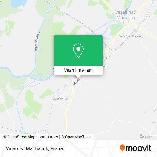 Vinarstvi Machacek mapa