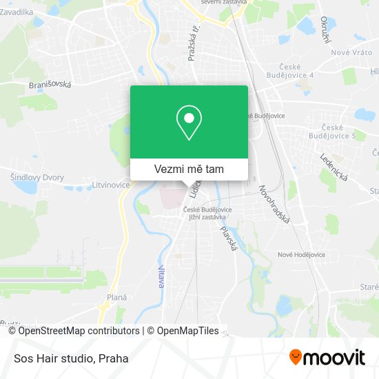 Sos Hair studio mapa