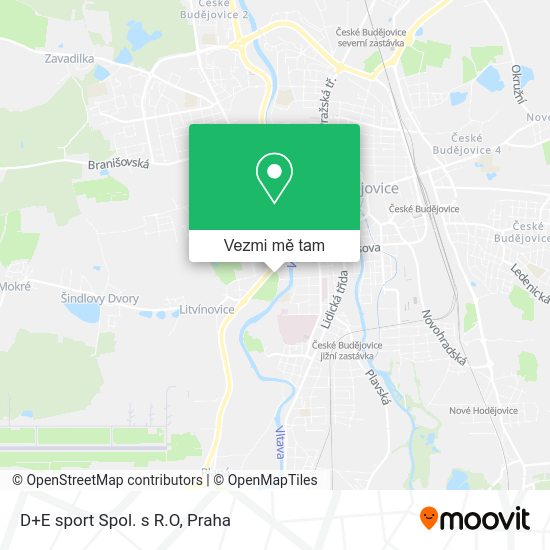 D+E sport Spol. s R.O mapa