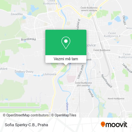 Sofia Sperky-C.B. mapa