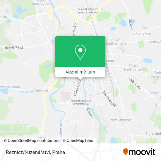 Řeznictví-uzenářství mapa