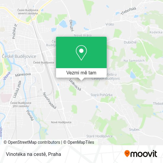 Vinotéka na cestě mapa