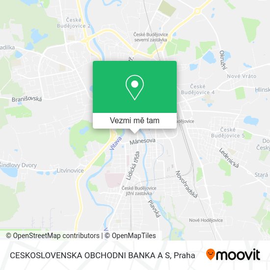 CESKOSLOVENSKA OBCHODNI BANKA A S mapa