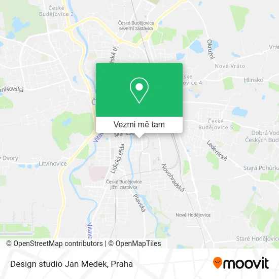 Design studio Jan Medek mapa