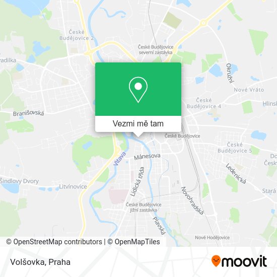 Volšovka mapa