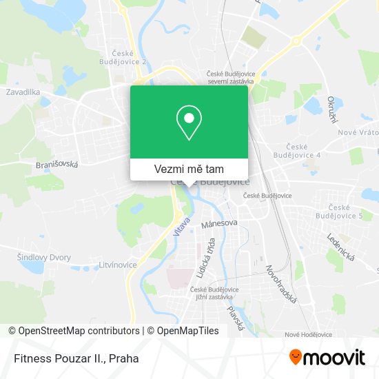 Fitness Pouzar II. mapa