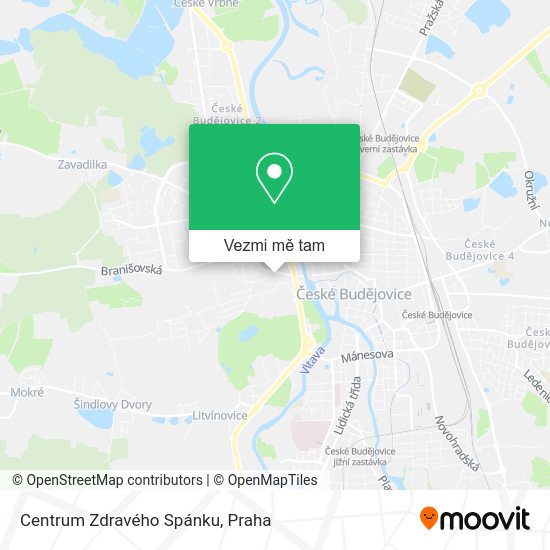 Centrum Zdravého Spánku mapa