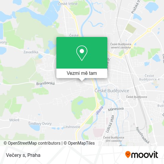 Večery s mapa