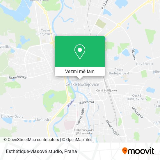 Esthétique-vlasové studio mapa