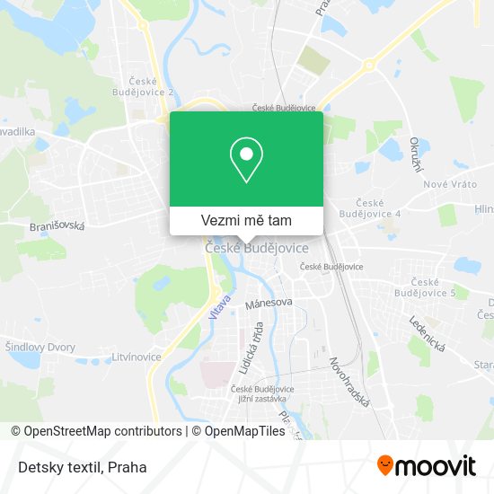 Detsky textil mapa