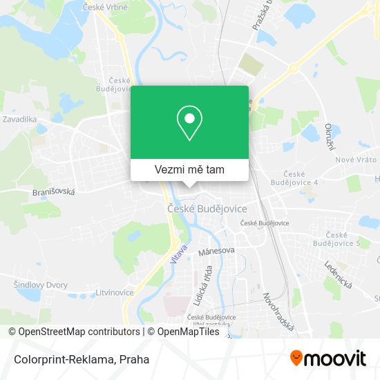 Colorprint-Reklama mapa