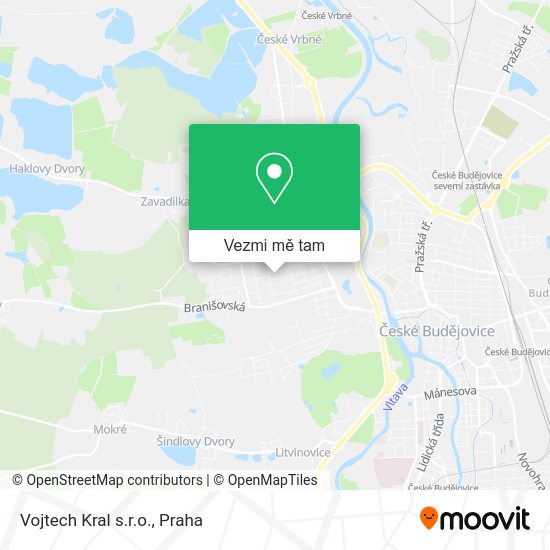 Vojtech Kral s.r.o. mapa