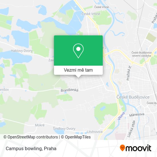 Campus bowling mapa