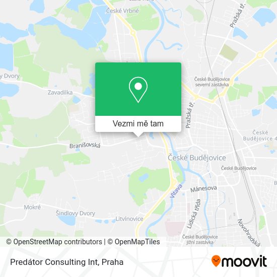 Predátor Consulting Int mapa