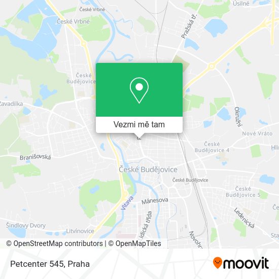 Petcenter 545 mapa