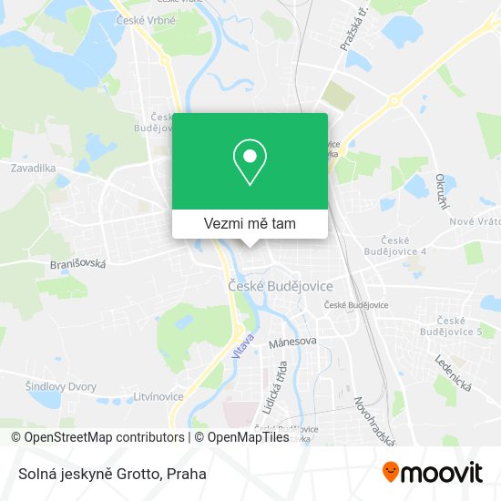 Solná jeskyně Grotto mapa