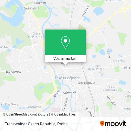 Trenkwalder Czech Republic mapa