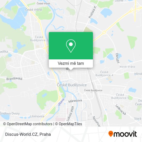 Discus-World.CZ mapa