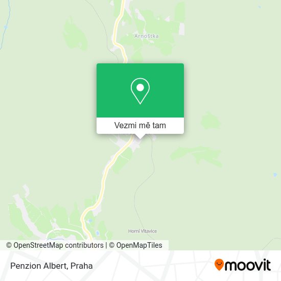 Penzion Albert mapa