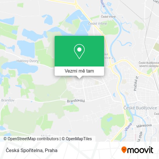 Česká Spořitelna mapa
