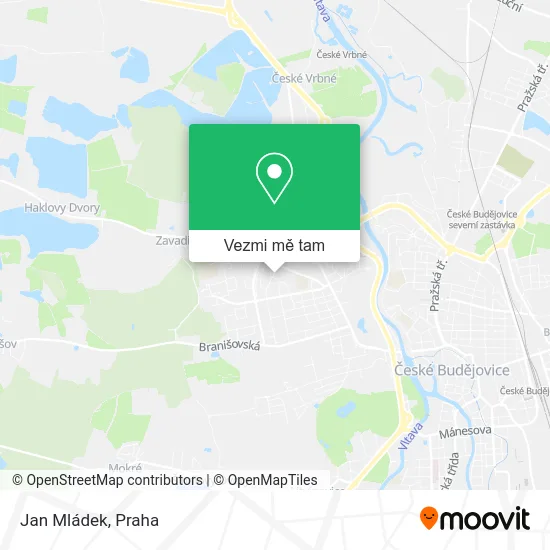 Jan Mládek mapa