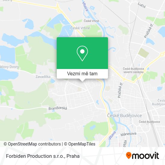 Forbiden Production s.r.o. mapa