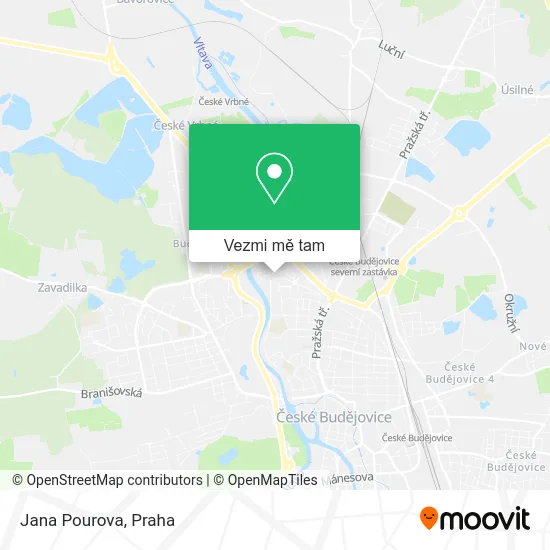 Jana Pourova mapa