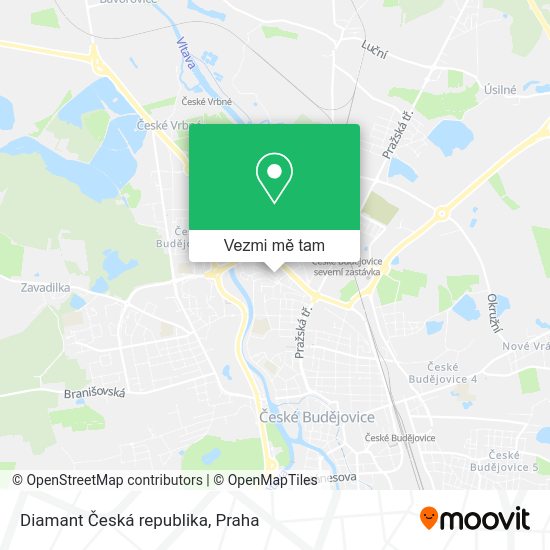 Diamant Česká republika mapa