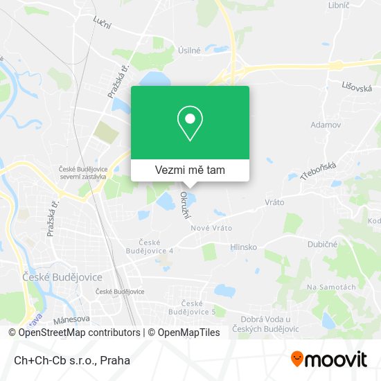 Ch+Ch-Cb s.r.o. mapa