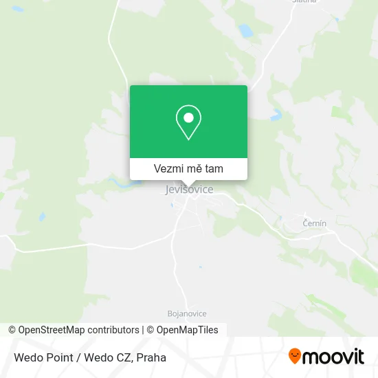 Wedo Point / Wedo CZ mapa