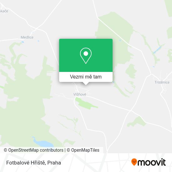 Fotbalové Hřiště mapa