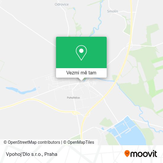 Vpohoj'Dlo s.r.o. mapa