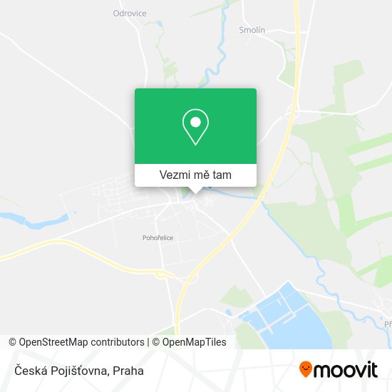 Česká Pojišťovna mapa