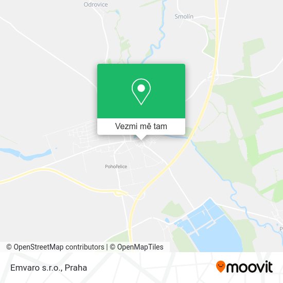 Emvaro s.r.o. mapa