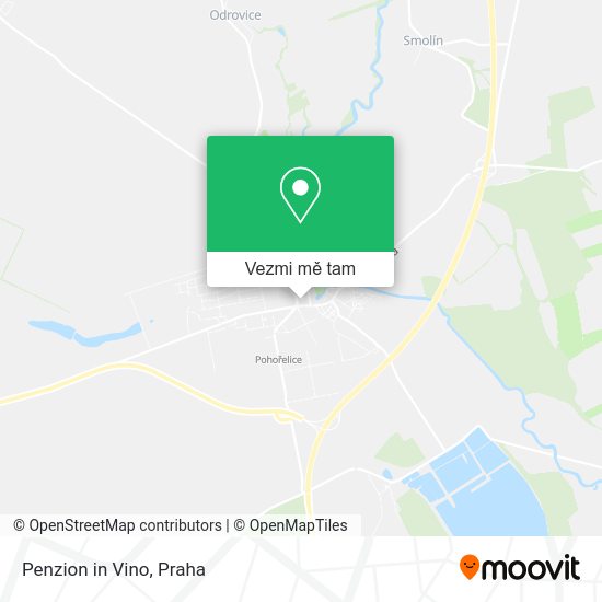 Penzion in Vino mapa